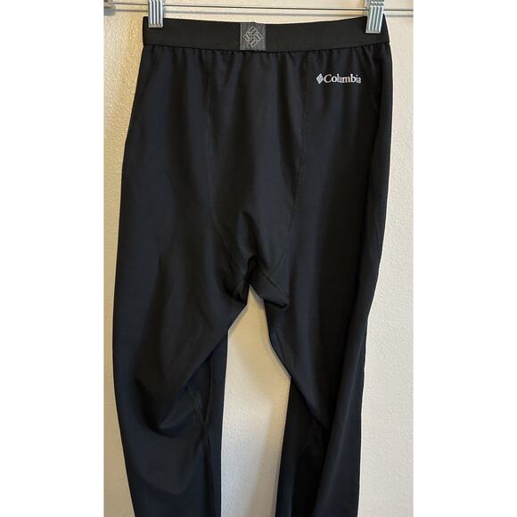 Columbia Mens Thermal Base Layer Pants Black Small - Picture 1 of 11